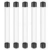 5Pcs PVC Plastic Transparent Storage Tube FIND-GA0008-68A-1
