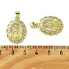 Brass Micro Pave Cubic Zirconia Pendants KK-H472-53O-G-3