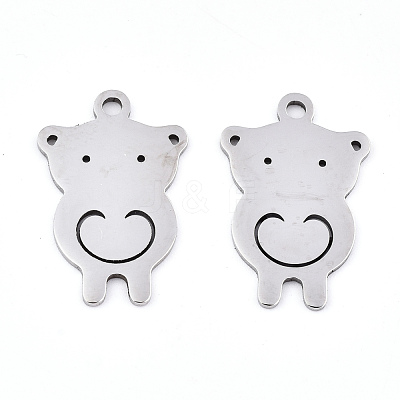 Non-Tarnish 201 Stainless Steel Pendants STAS-S081-041-1