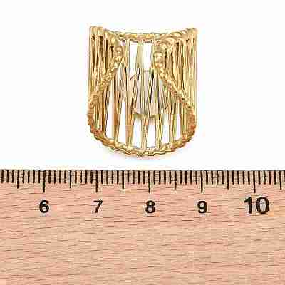 304 Stainless Steel Cuff Rings Ring Components SA-CBA098D-01G-A-1
