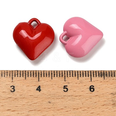 Baking Paint Acrylic Pendants OACR-H059-01C-1