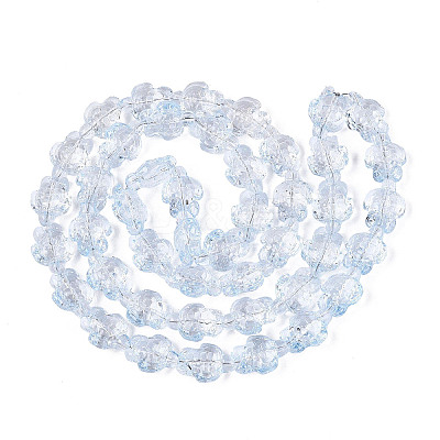 Transparent Glass Beads Strands DGLA-N021-02A-1