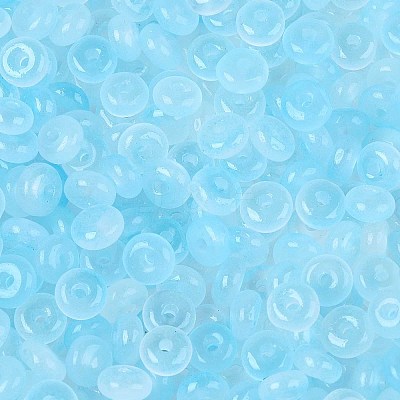 Baking Paint Glass Seed Beads GLAA-T023-43E-1