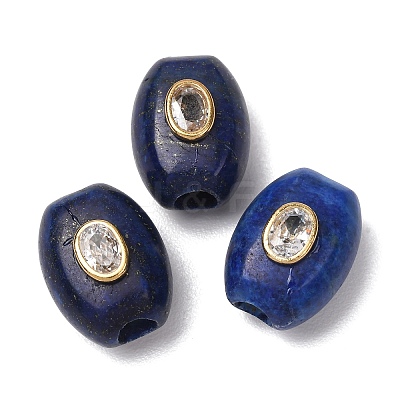 Dyed Natural Lapis Lazuli European Beads GG-CBA9389-01G-1