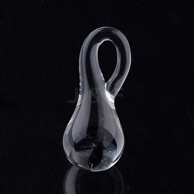 Handmade Lampwork Glass Pendants LAMP-Q028-12C-1