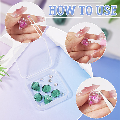 DIY Diamond Glass Bottles Pendants Making Kits DIY-TA0012-40C-1