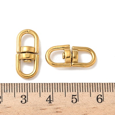 304 Stainless Steel Double Eye Swivel Clasps STAS-L300-011A-G-1