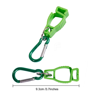 6Pcs 6 Colors Plastic Glove Grabber Clip FIND-SZ0001-30-1