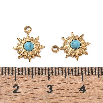 Synthetic Turquoise Pendants GG-CBAA892-02G-1