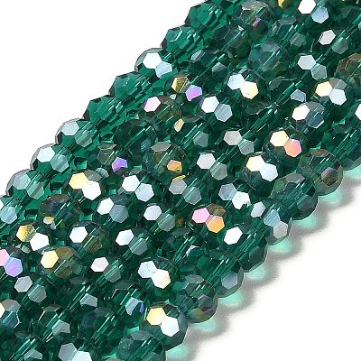 Transparent Glass Beads EGLA-A035-T6mm-B18-1