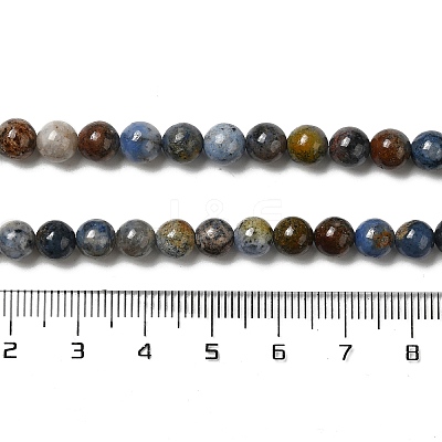 Natural Dumortierite Quartz Beads Strands G-H298-A06-03-1