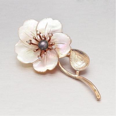 Rack Plating Brass Rhinestone Flower Cabochon Settings KK-L147-201-1