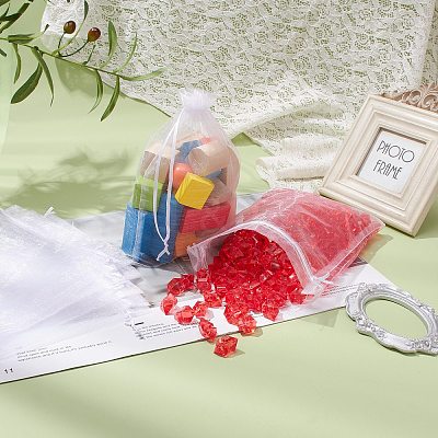 Organza Gift Bags with Drawstring X-OP-R016-17x23cm-04-1