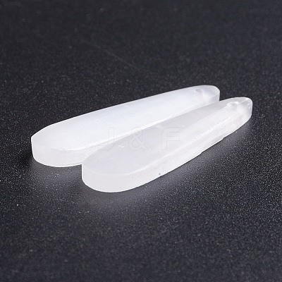 Natural Selenite Pendants G-G827-03I-1