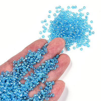 Round Glass Seed Beads SEED-A007-3mm-163-1