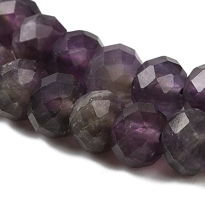 Natural Amethyst Beads Strands G-G278-A02-4x6mm-1