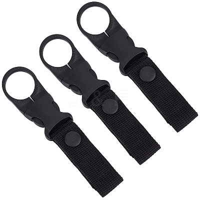 3Pcs Nylon Hanging Bottle Buckle Clip Carabiner TOOL-GF0003-22-1