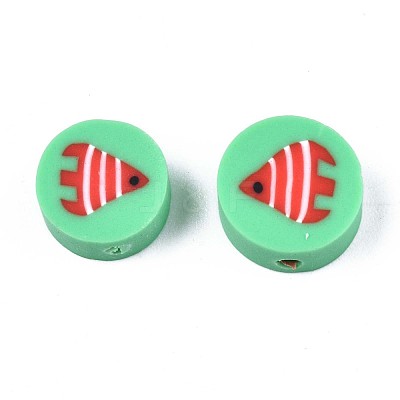 Handmade Polymer Clay Beads CLAY-N007-005-03-1