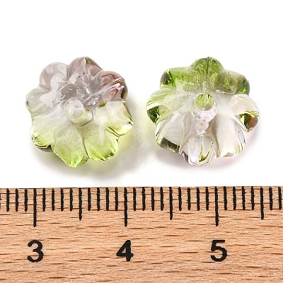 633Pcs Transparent Two Tone Acrylic Beads MACR-K359-22C-1