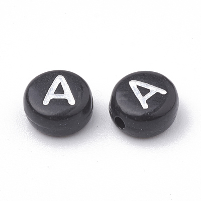 Opaque Acrylic Beads SACR-N002-02A-1