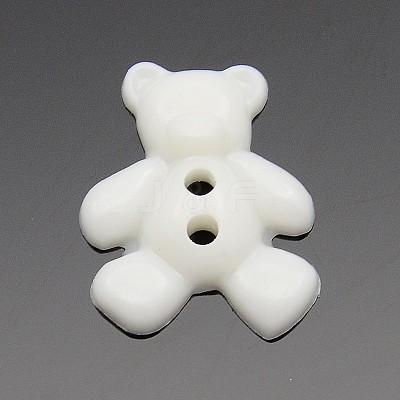 Dyed Mixed Shapes and Mixed Size Acrylic Buttons BUTT-X0035-1