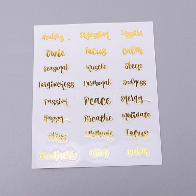 Waterproof Plastic Decorations Stickers DIY-WH0191-04A-1