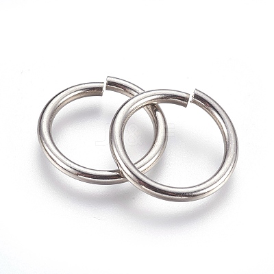 Tarnish Resistant 304 Stainless Steel Saw Cut Open Jump Rings STAS-P212-25P-19-1