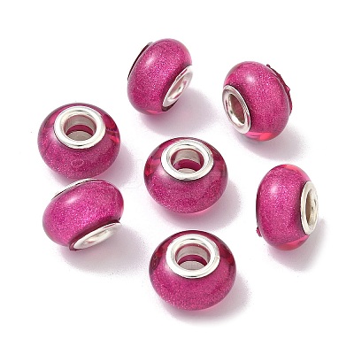 Large Hole Resin European Beads OPDL-R118-02B-1