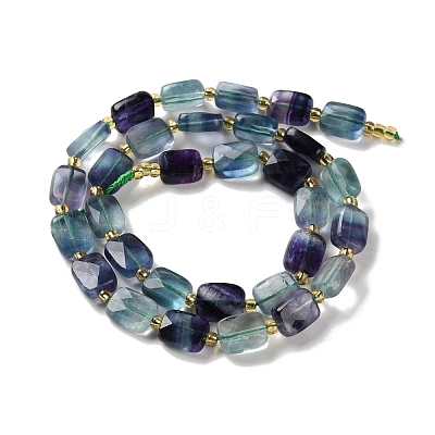 Natural Colorful Fluorite Beads Strands G-H061-A11-01-1