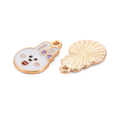 Alloy Enamel Pendants ENAM-N054-77D-1