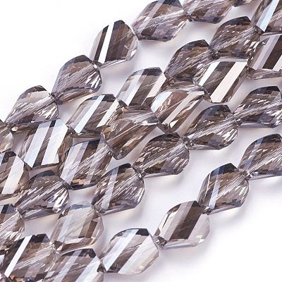 Electroplate Glass Beads Strands EGLA-E057-04A-10-1