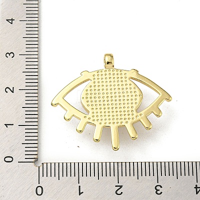Real 18K Gold Plated Brass Pendants KK-L209-004G-03-1