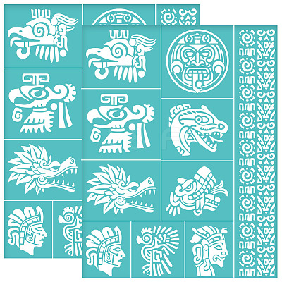Self-Adhesive Silk Screen Printing Stencil DIY-WH0638-046-1