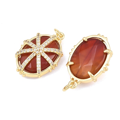 Natural Carnelian Faceted Pendants GG-CBA110A-05G-1