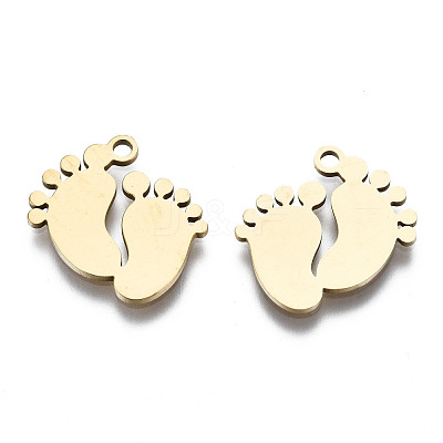 Jewelry 201 Stainless Steel Charms STAS-T044-208G-1