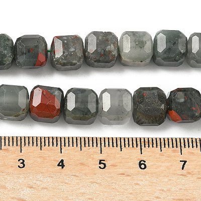 Natural African Bloodstone Beads Strands G-C267-A15-1