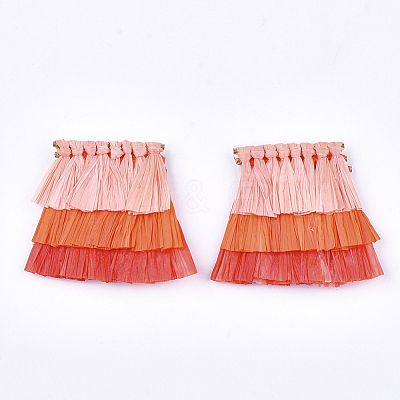 Raffia Tassel Pendant Decoration FIND-T023-05-1