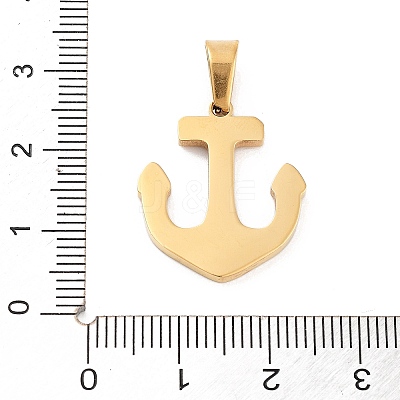 304 Stainless Steel Pendant STAS-M062-01G-A-1