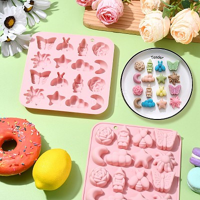 16 Farmer's Countryside Theme 8 Different Pattern Shapes Silicone Mold Chocolate Mold Cake Mold ST-CJ0007-05-1