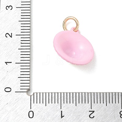 Brass Enamel Pendants KK-CBA1122-01G-06-1