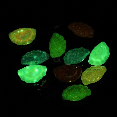 UV Plating Opaque Acrylic Beads X-SACR-L005-10-1