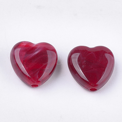 Acrylic Beads OACR-T011-38-1