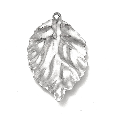 Non-Tarnish Textured 304 Stainless Steel Pendants STAS-P319-50P-1