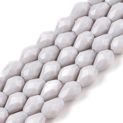 Opaque Solid Color Beads Strands EGLA-N013-P6mm-D05-1