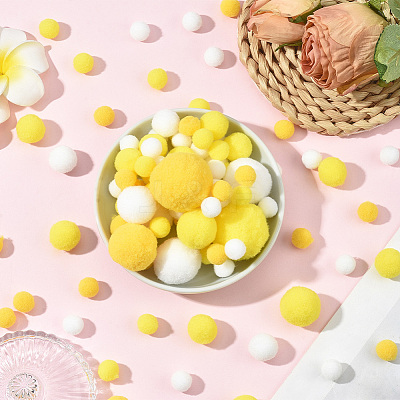 3 sets Polyester Ball Decoration DIY-SC0031-26C-1