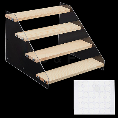 4-Tier Acrylic Action Figure Display Risers ODIS-WH0027-059A-1