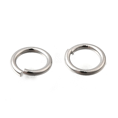 Brass Open Jump Rings KK-B147-03D-P-1