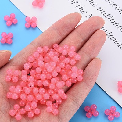 Transparent Acrylic Beads MACR-S373-02E-09-1