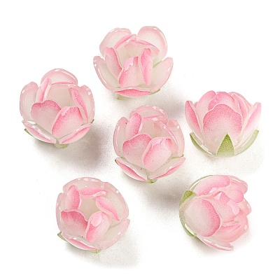 Simulation Lotus Shape Acrylic Beads MACR-K354-06B-1