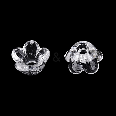 Transparent Acrylic Beads X-OACR-ZX007-04A-01-1